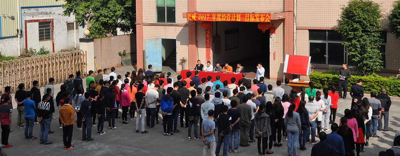 工廠管理升級/工廠管理咨詢/年度經營計劃與全面預算管理/旺威五金目標發(fā)布會